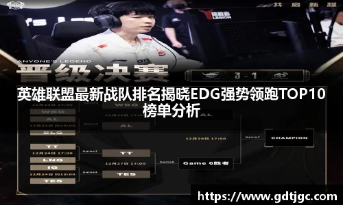 英雄联盟最新战队排名揭晓EDG强势领跑TOP10榜单分析